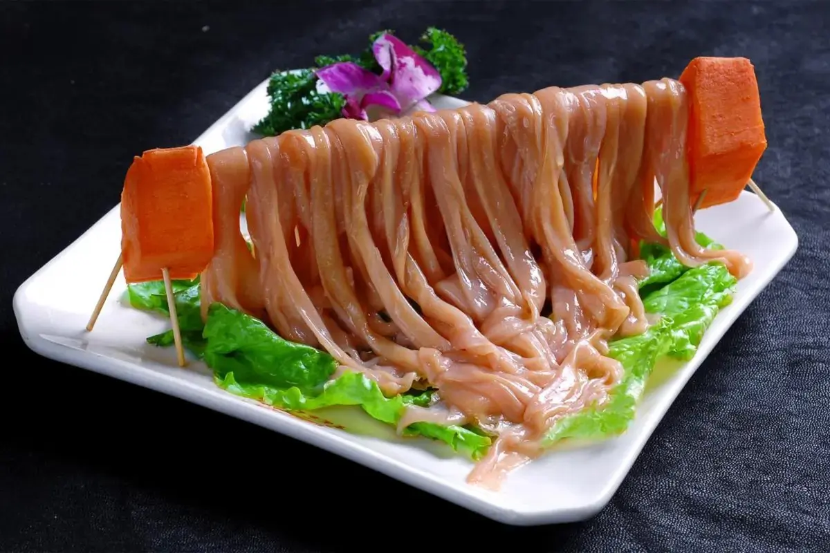 Goose Intestine at East Town Hot Pot, a hot pot restaurant in City of Industry