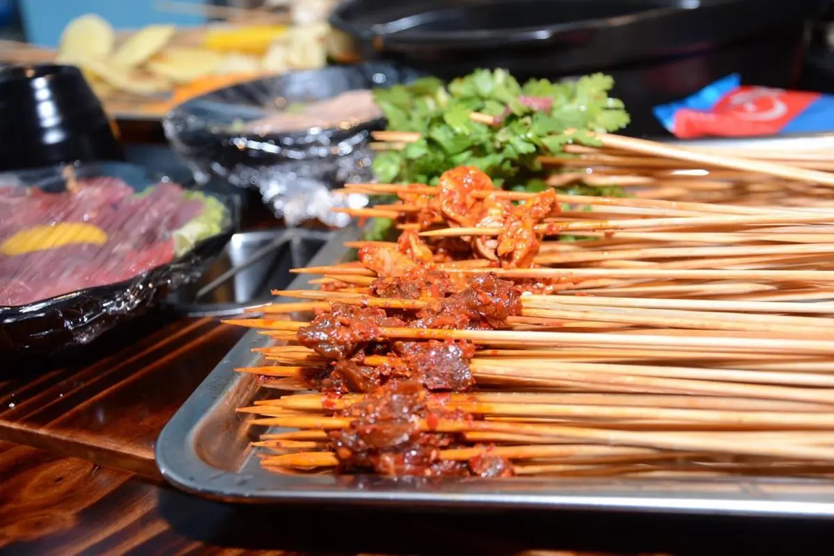 Special Rib Skewers at East Town Hot Pot, a hot pot restaurant in City of Industry